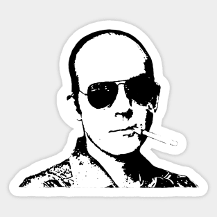 Hunter S Thompson - Smoking Sticker